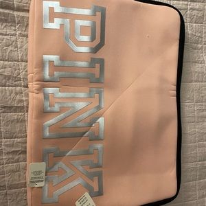 Pink laptop cover